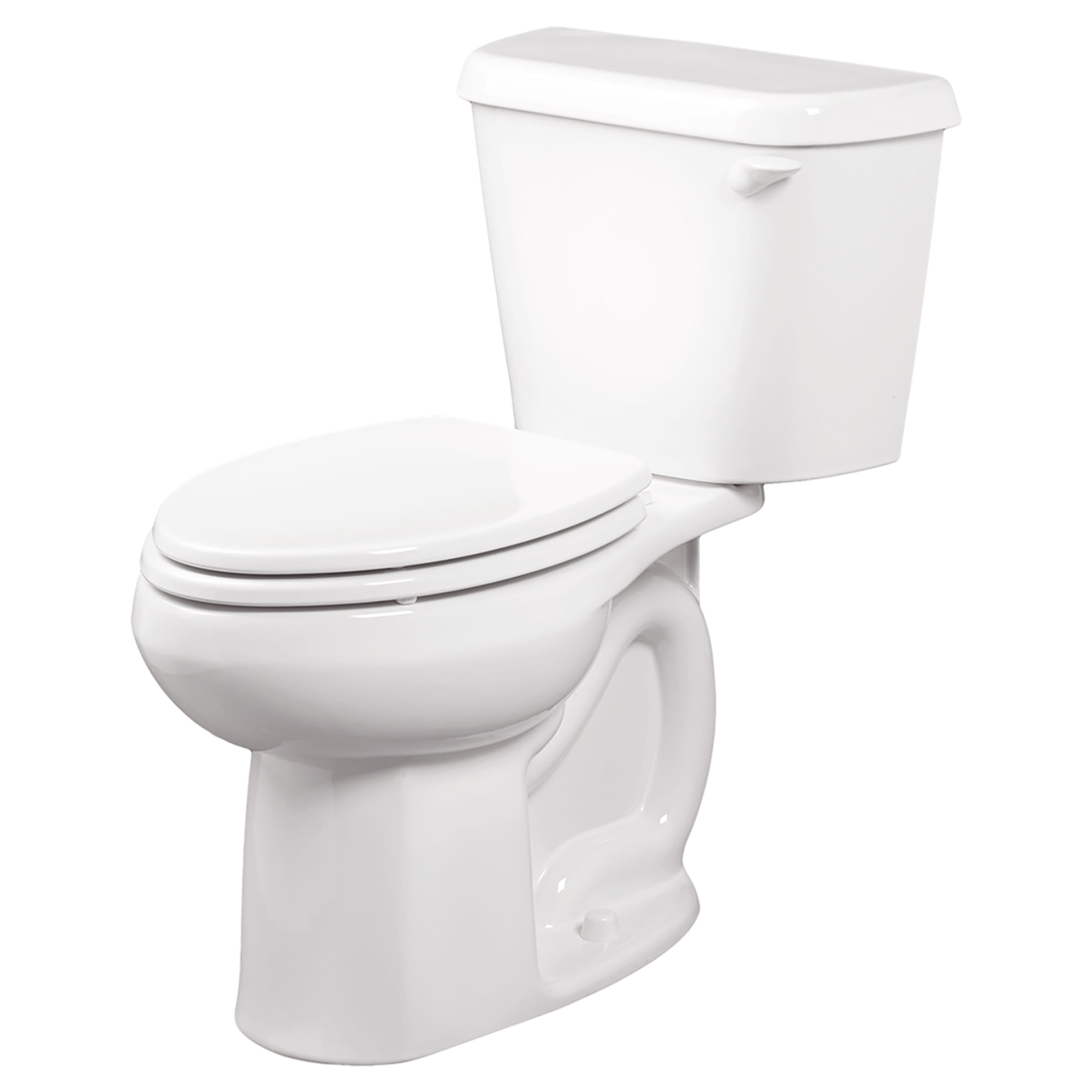 Colony® Two-Piece 1.28 gpf/4.8 Lpf Chair Height Elongated 10-Inch Rough Right Hand Trip Lever Toilet Less Seat